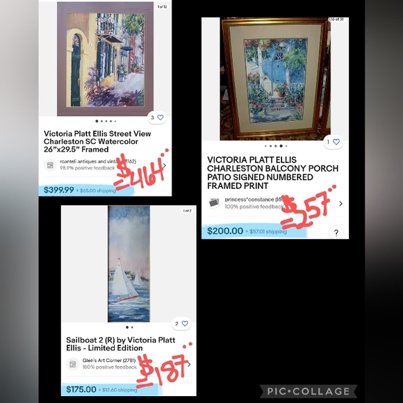 Vintage Victoria Platt Ellis - "Azalea Park" - Artist Signed, Ltd.Edition - Picture 10 of 10